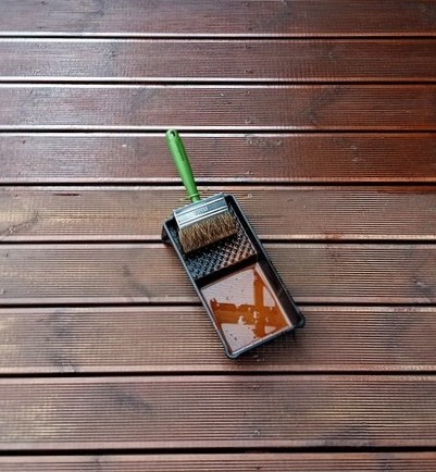 Terasos dažymo eiga Terasos dažymo procesas